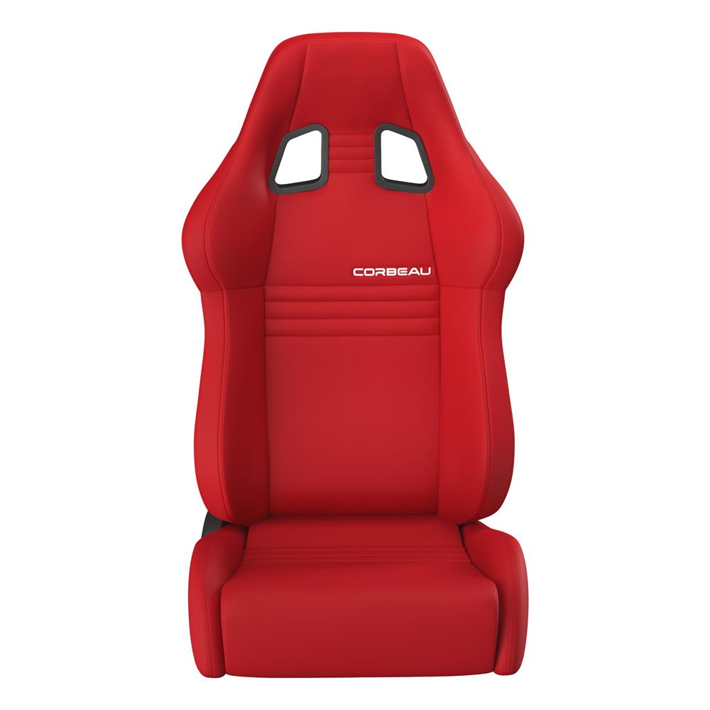 Corbeau A4 Cloth Seat Pair - Red