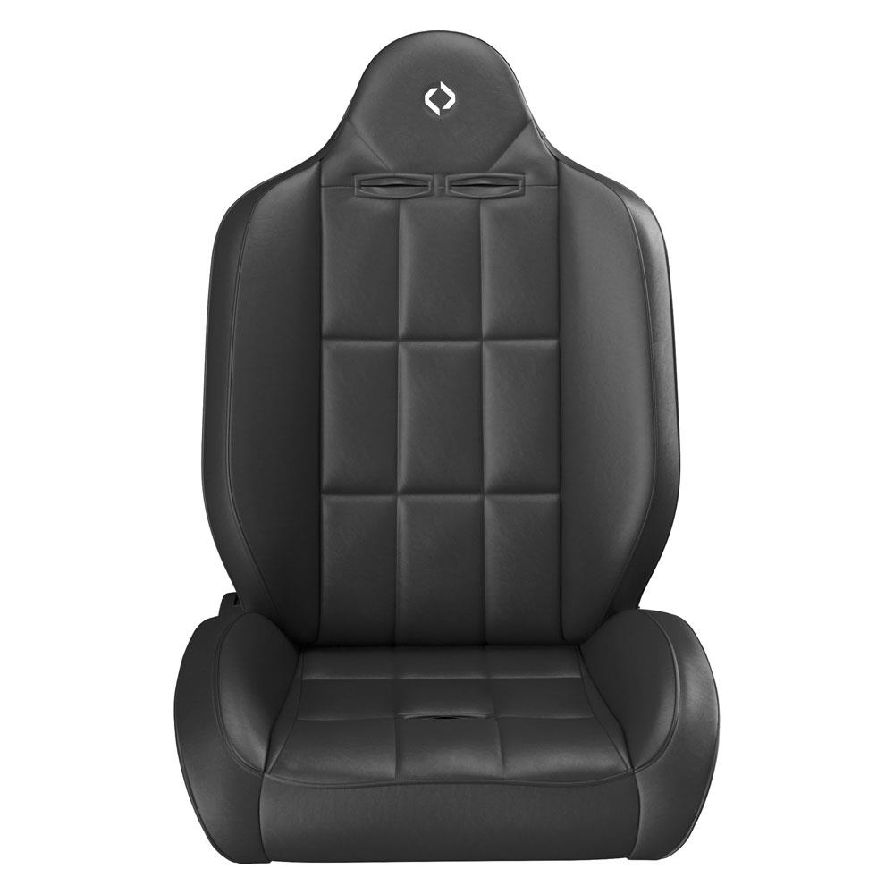 Corbeau Baja RS Reclining Suspension Seat Pair - Vinyl - Black