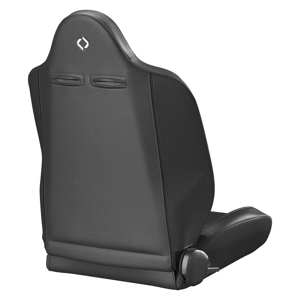 Corbeau Baja RS Reclining Suspension Seat Pair - Vinyl - Black