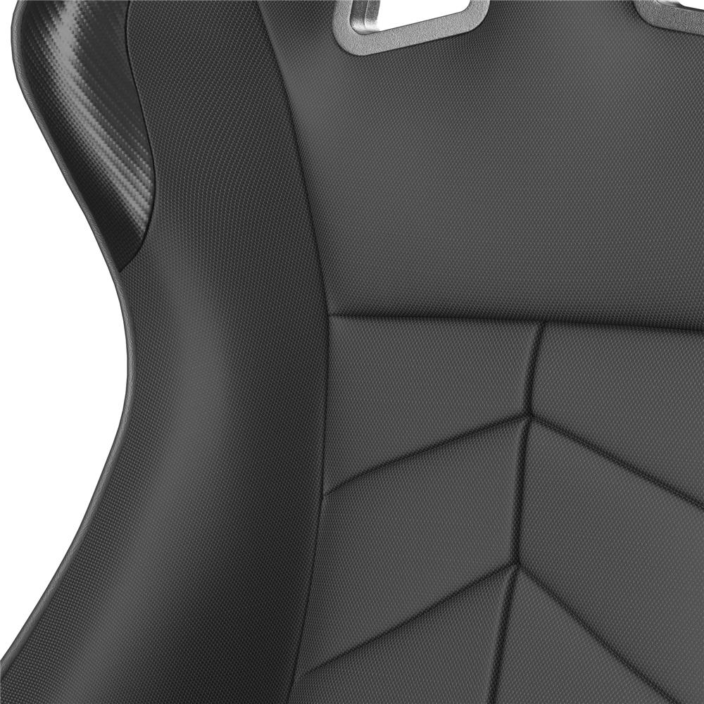Corbeau DFX Seat Pair  - Black Vinyl/Cloth
