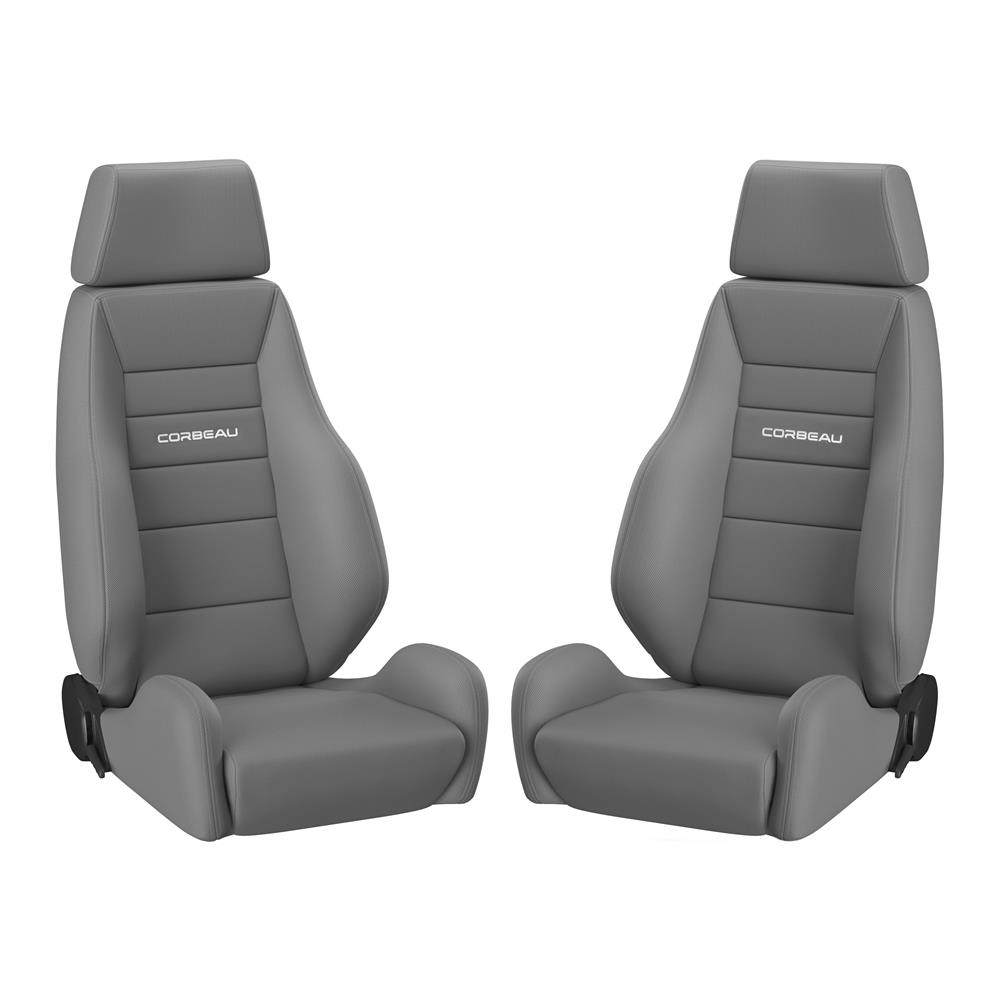 Mustang Corbeau GTS 2 Seat Pair Gray Cloth