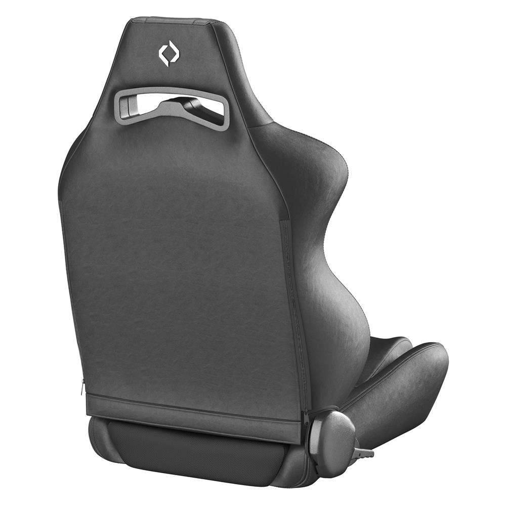 Mustang Corbeau LG1 Cloth Seat Pair - Black