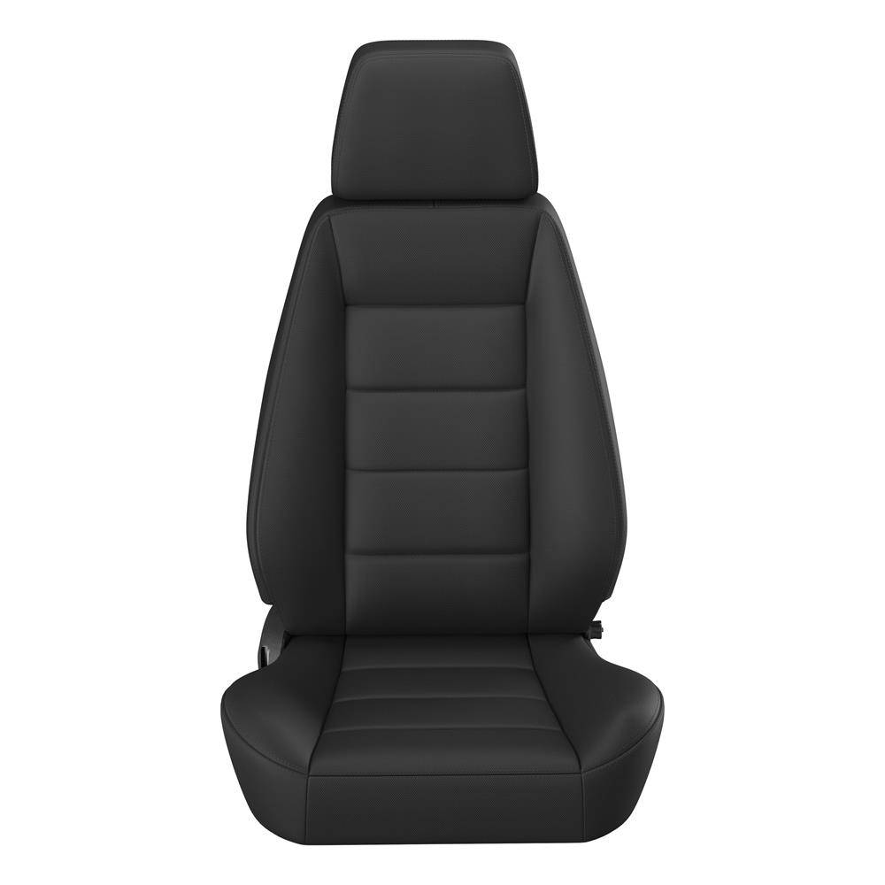 Black Cloth Corbeau Sport Seats