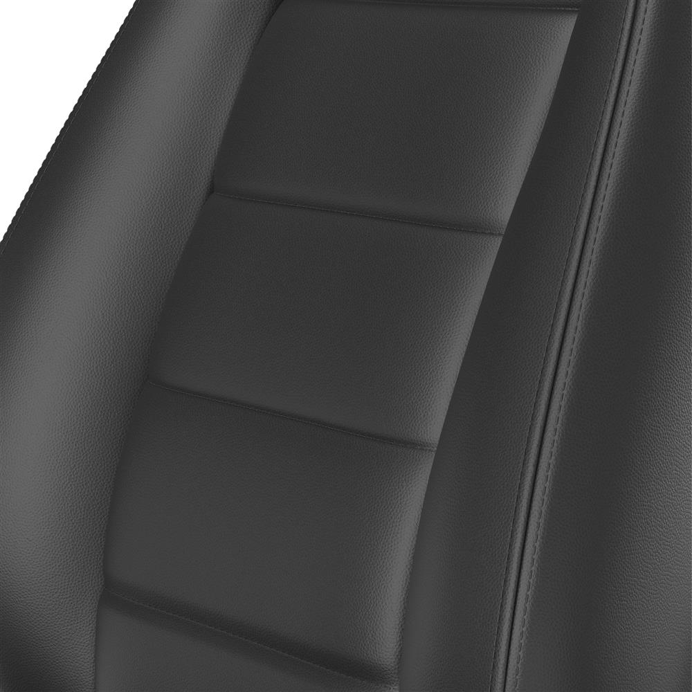 Corbeau Sport Seat Pair  - Black Leather