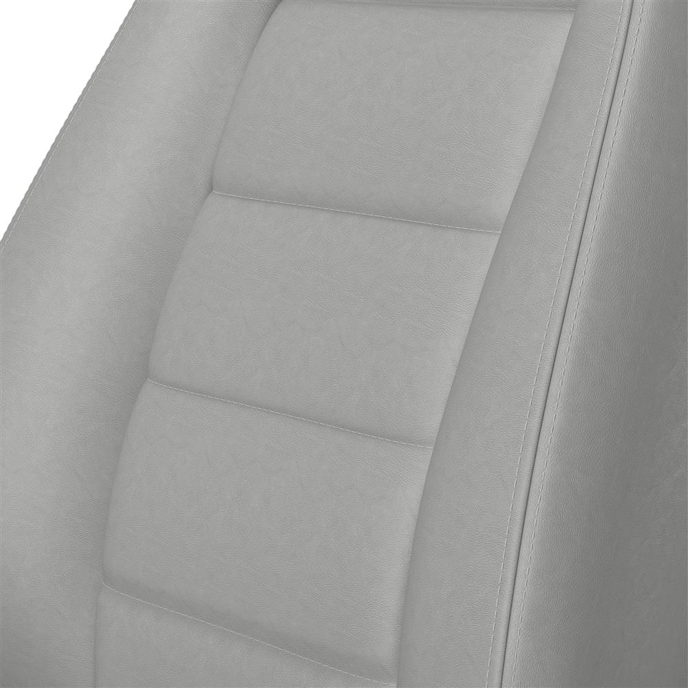 Gray Corbeau Vinyl Sport Seat Pair