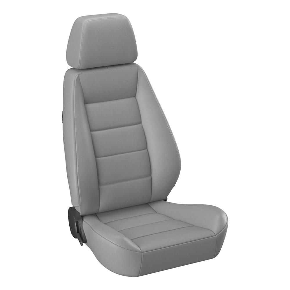 Gray Corbeau Vinyl Sport Seat Pair