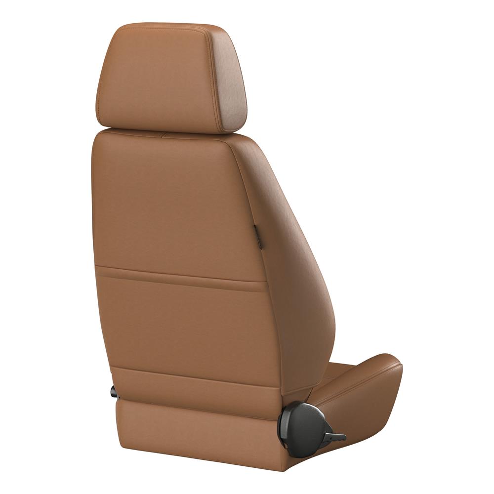 Corbeau Sport Seat Pair  - Tan Vinyl