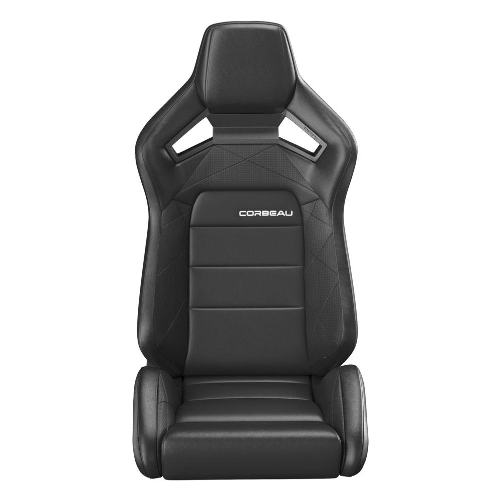 Corbeau  Sportline RRX Reclining Seat - Black W/ Black Insert