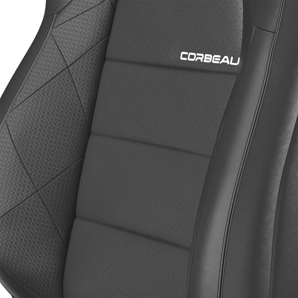 Corbeau Trailcat Seat Pair - Vinyl  - Black