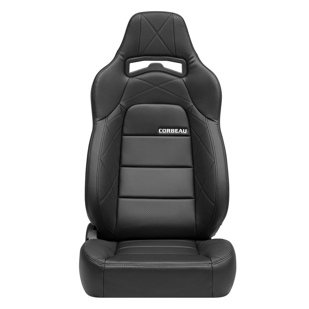Corbeau Trailcat Seat Pair - Vinyl - Black