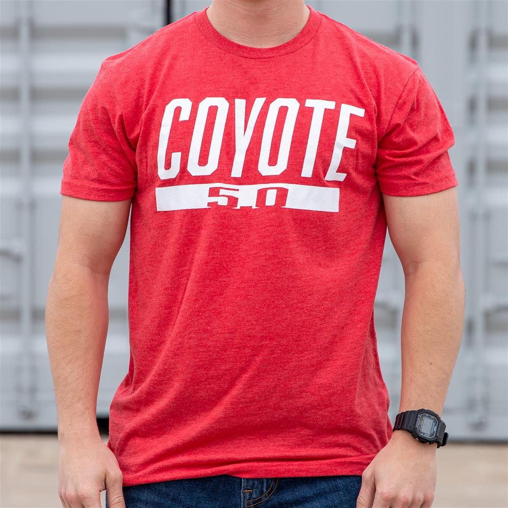 Coyote 5.0 T-Shirt - (XL) - Vintage Red 