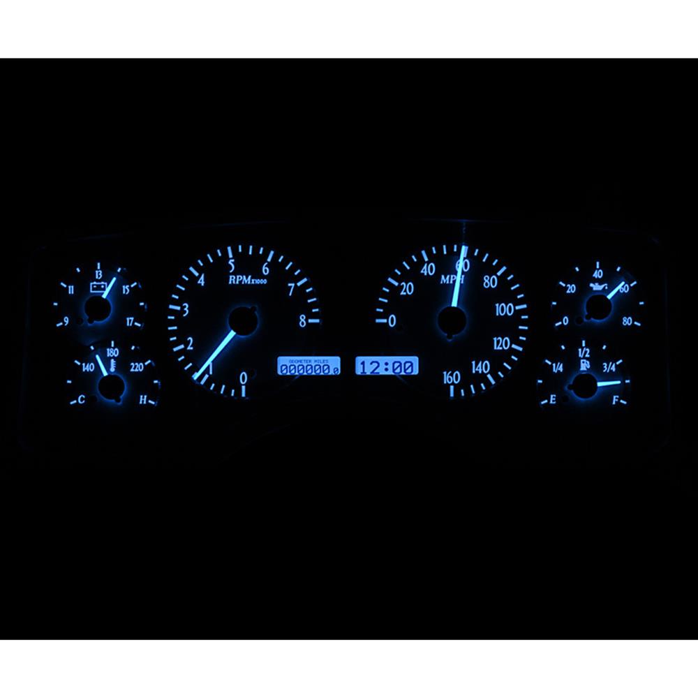 Dakota Digital Mustang VHX Digital Gauge Cluster - Alloy