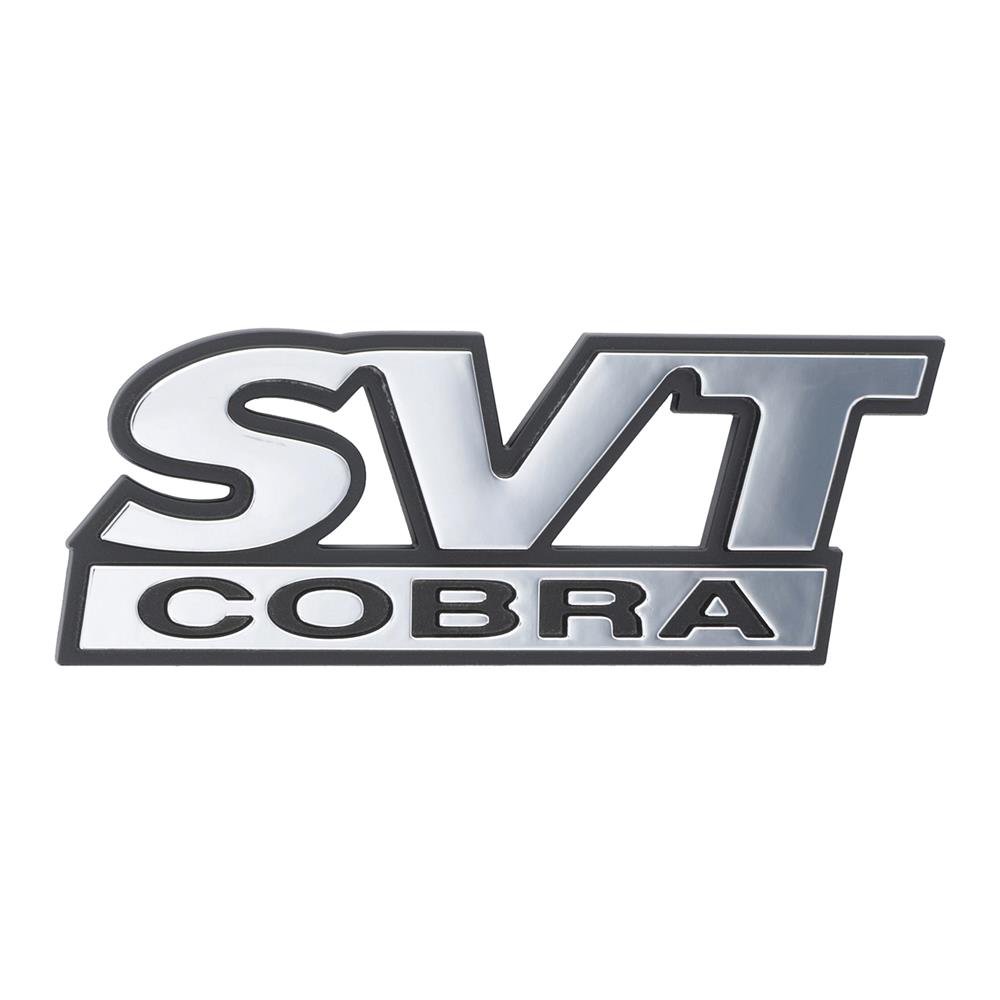 1999-2000 Mustang SVT Trunk Emblem - Chrome Cobra