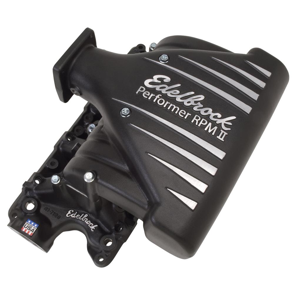 1986-1995 Mustang 5.0 Edelbrock Performer RPM II Intake Manifold - Black