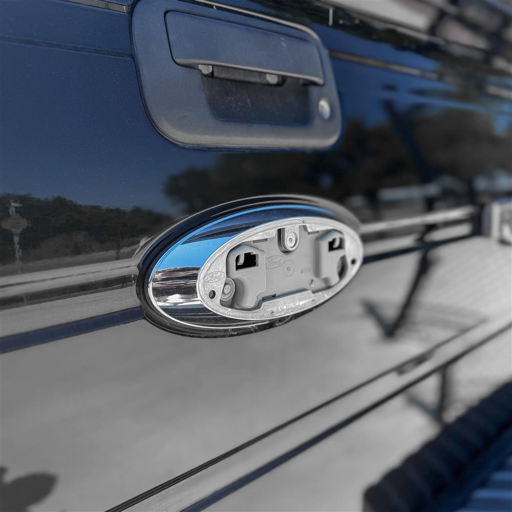 2010-14 F-150 Raptor Tailgate Emblem Bezel With Camera Mount