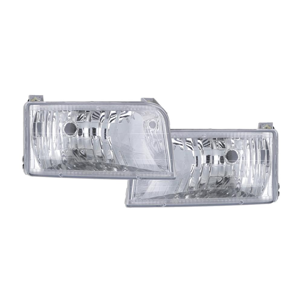1993-95 F-150 SVT Lightning Clear Diamond Headlights