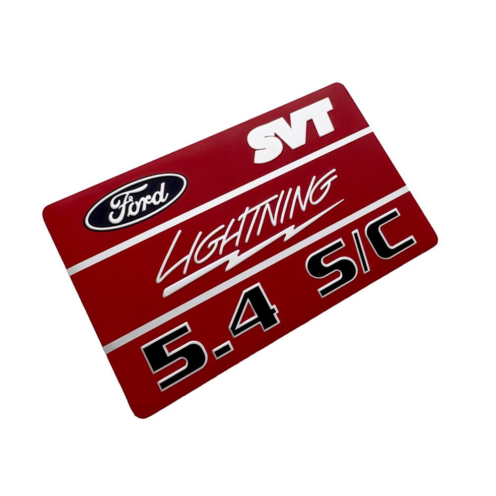 2001-04 F-150 SVT Lightning Embossed Air Box Emblem