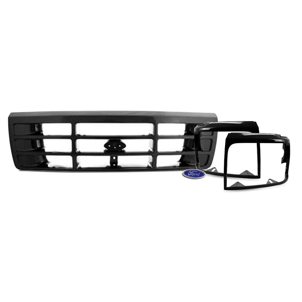 F-150 SVT Lightning Front Grille & Headlight Bezel Kit  - Unpainted | 93-95
