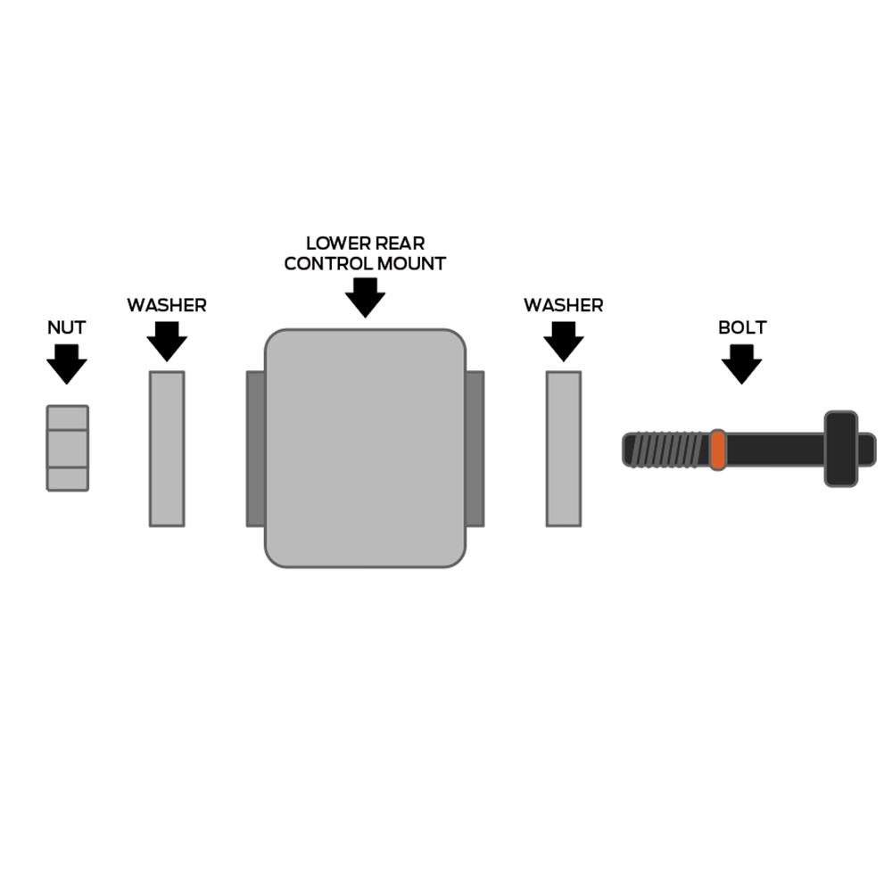 F150 SVT Lightning Lower Control Arm "Clunk Fix" Washer Kit (9904)