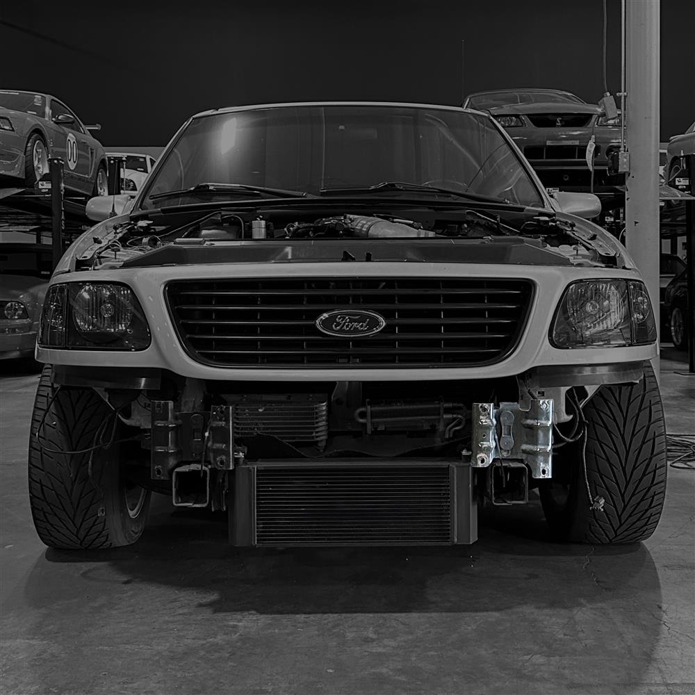 1999-04 F-150 SVT Lightning Mounting Bumper To Frame Plate - LH