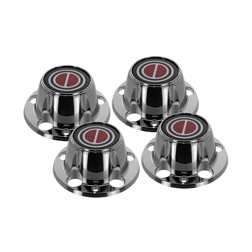 F150 Plastic 2WD Center Cap Kit - Red (92-96) - LMR