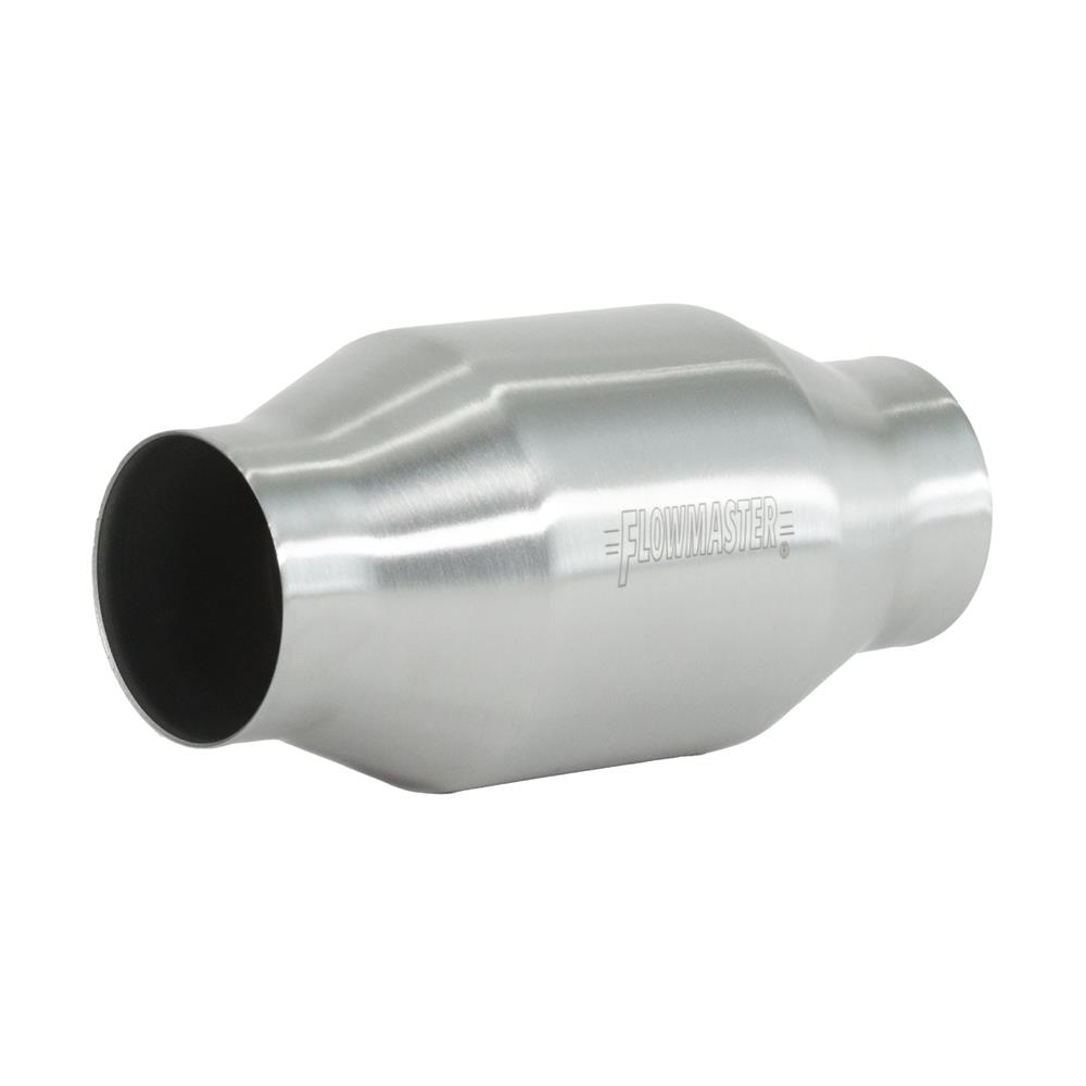1979-04 Mustang Flowmaster 3" Mini-Catalytic Converter  - Metallic - 200 Series 5.0/4.6