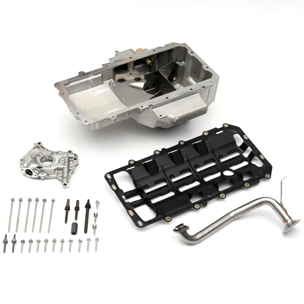 2015-2023 Mustang 5.0/5.2 Ford Performance 2020 GT500 Aluminum Oil Pan And Pump Kit