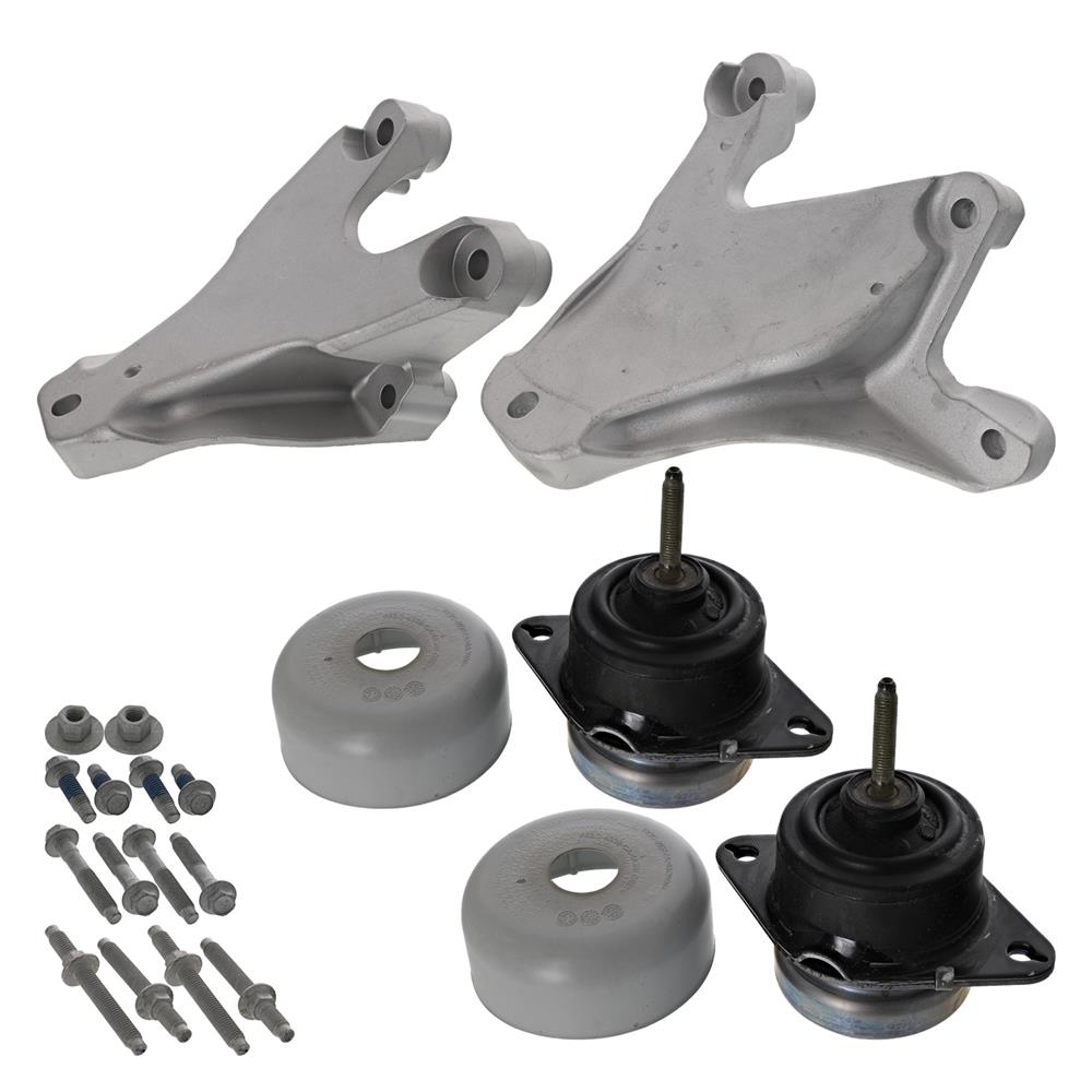 Fast Fabrication Ford 5.0 Coyote Engine Motor Mount Plates – Mild Steel, Performance/Custom