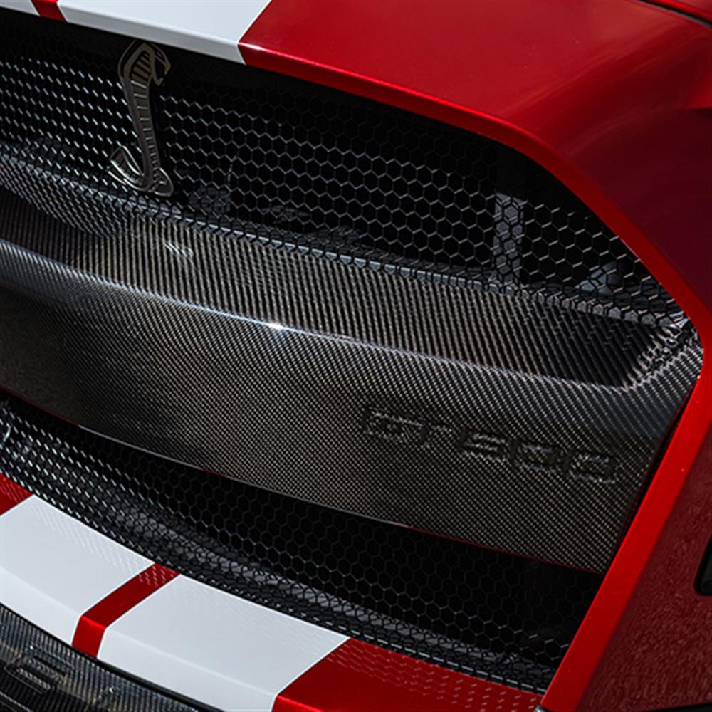 2020-2022 Mustang Ford Performance GT500 Front Bumper Insert - Carbon Fiber
