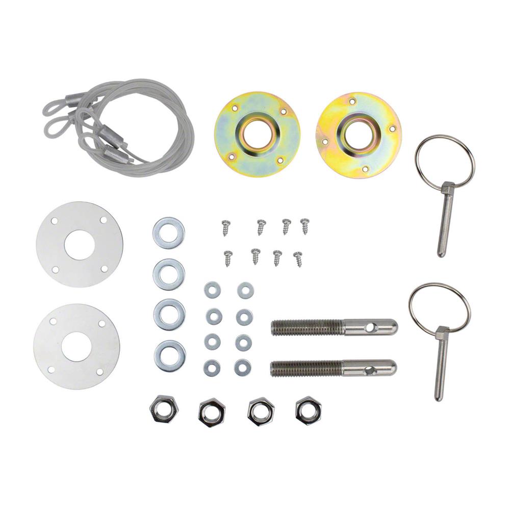 Ford Racing Hood Pin Kit Stainless Steel