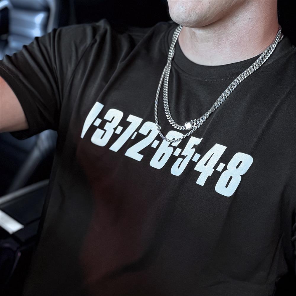 LMR Ford 302 & 351 Firing Order T-Shirt  - Black