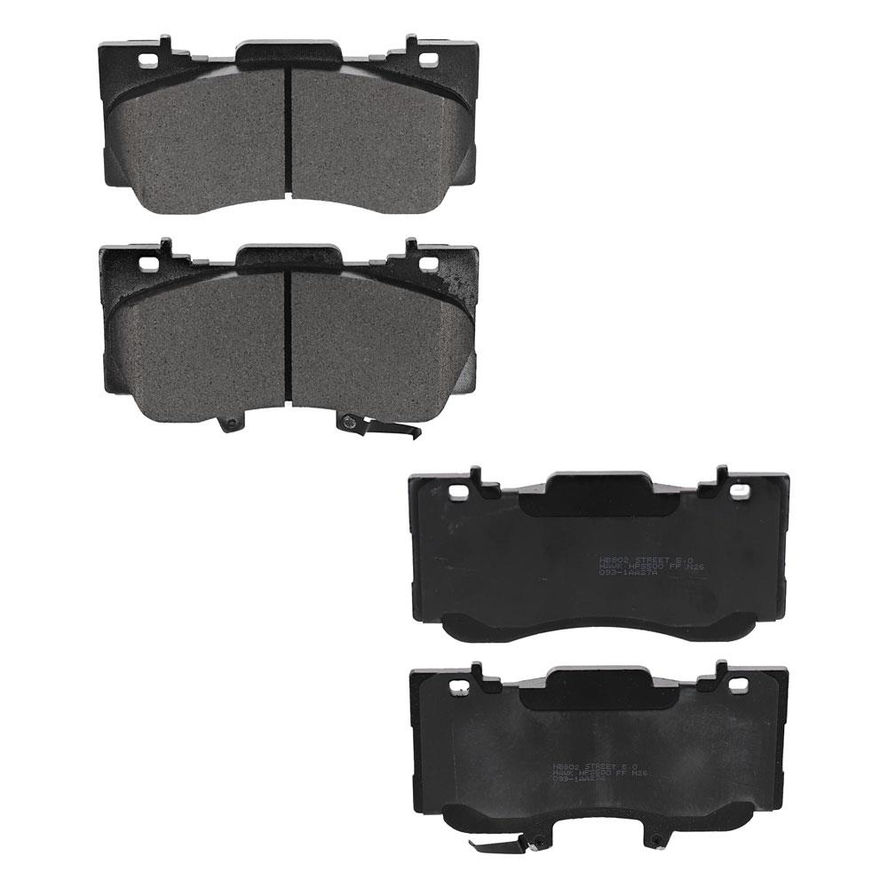2015-23 Mustang Hawk Performance Front Brake Pads - HPS 5.0  - Base GT/Ecoboost PP