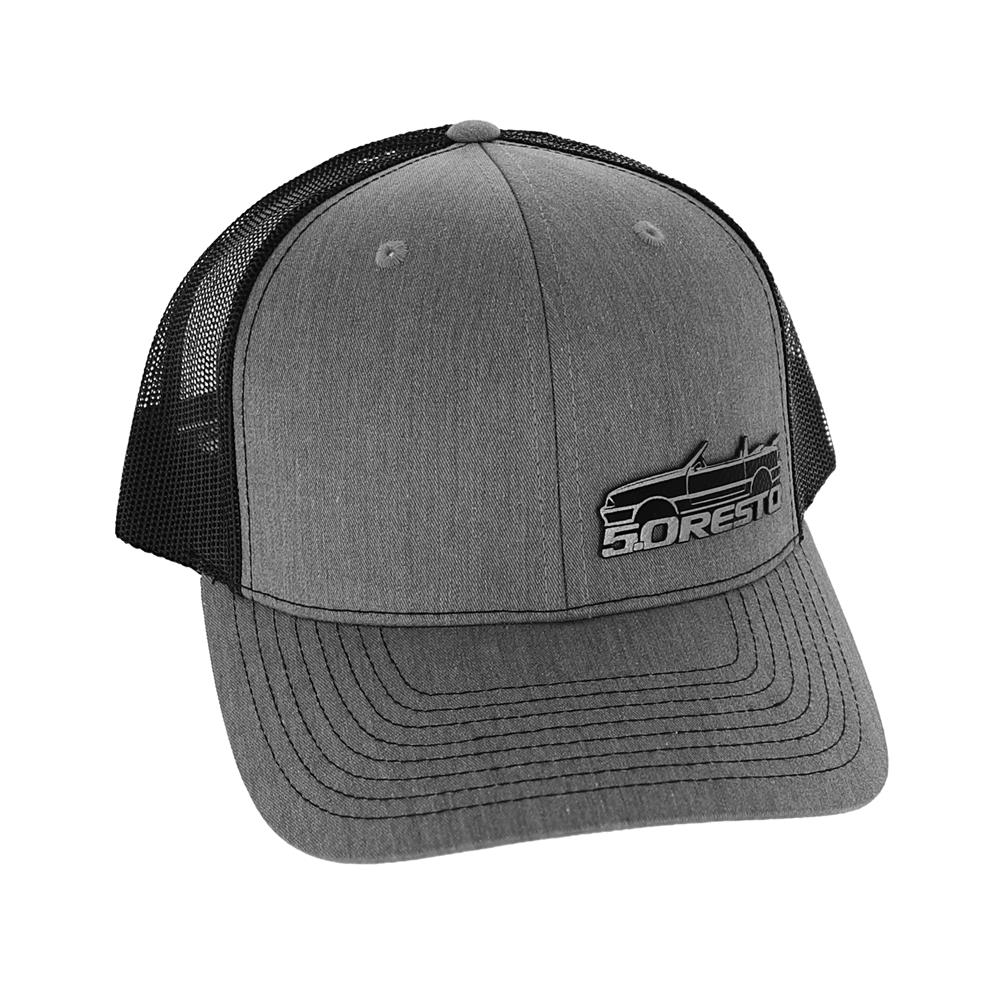 5.0 Resto Fox Body Silhouette Hat  - Gray & Black