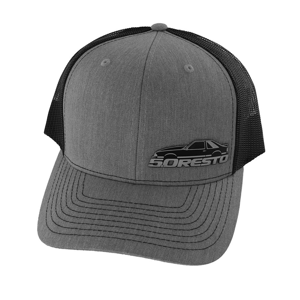 5.0 Resto Fox Body Silhouette Hat  - Gray & Black