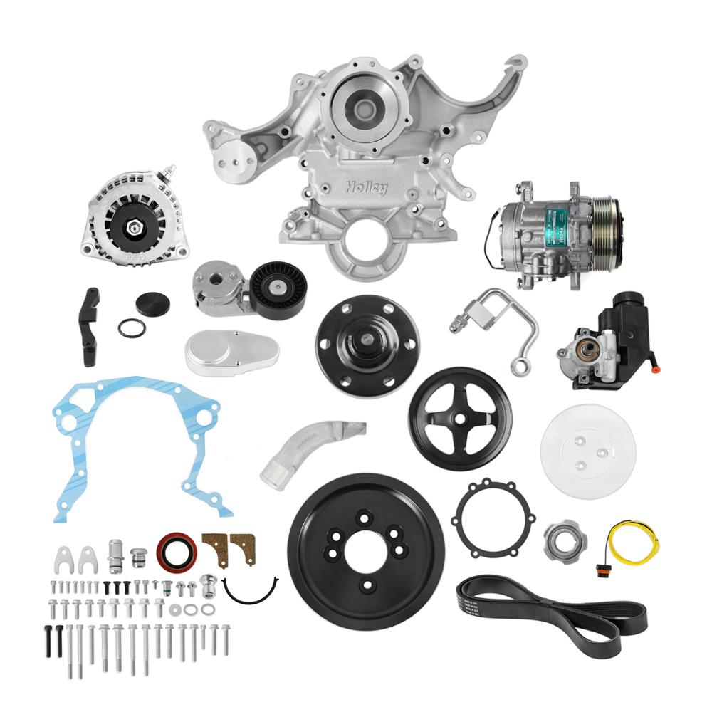 Holley SBF Mid-Mount Complete Accessory Drive System 5.0/5.8