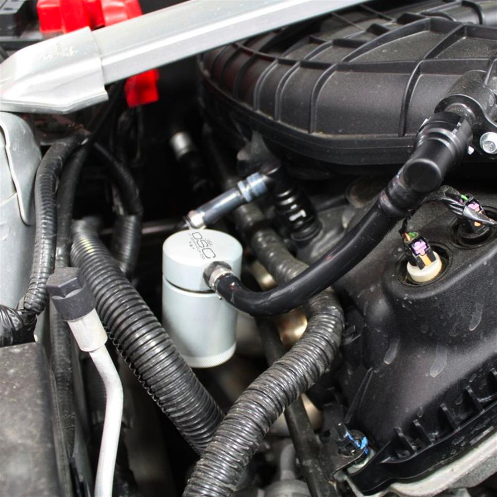 2011-2017 Mustang J&L 3.0 Oil Separator Passenger Side - Clear V6