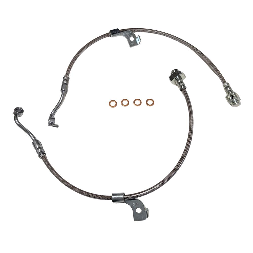 2024-26 Mustang J&M Rear Stainless Steel Braided Brake Lines