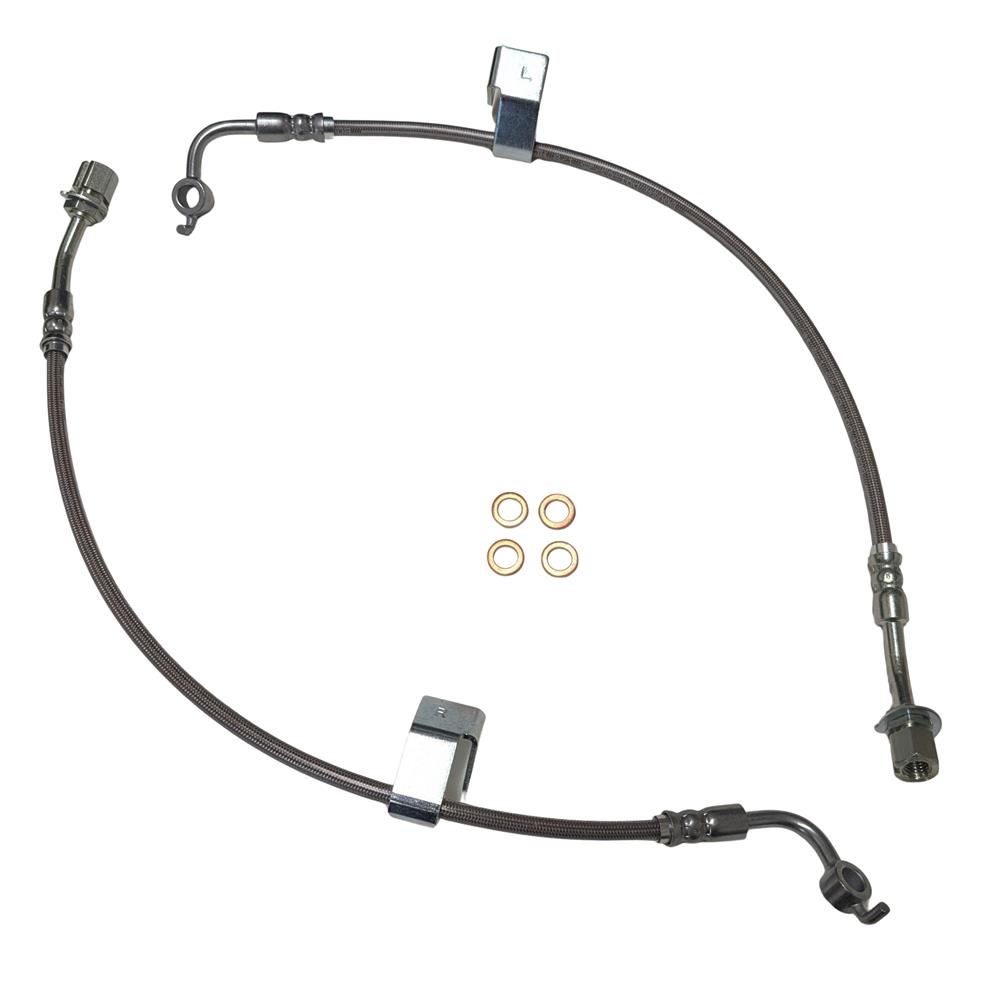 2024-26 Mustang J&M Front Stainless Steel Brake Lines - MagneRide