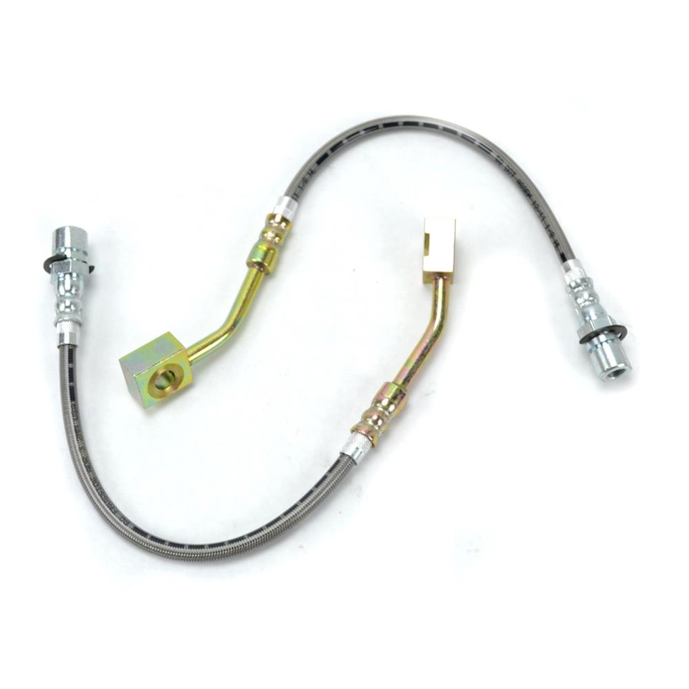 1994-98 Mustang J&M Front Stainless Steel Brake Hoses V6/GT
