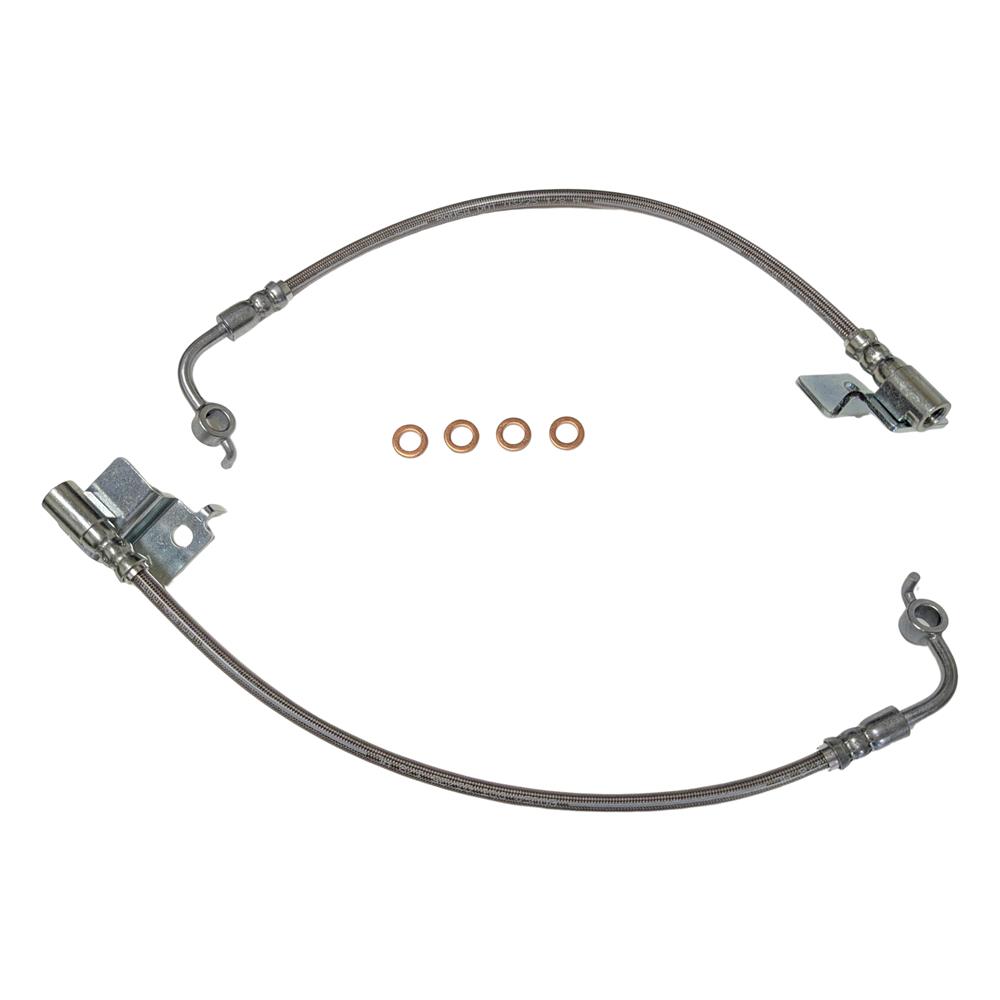 2024-26 Mustang J&M Front Stainless Steel Brake Lines - Non-MagneRide