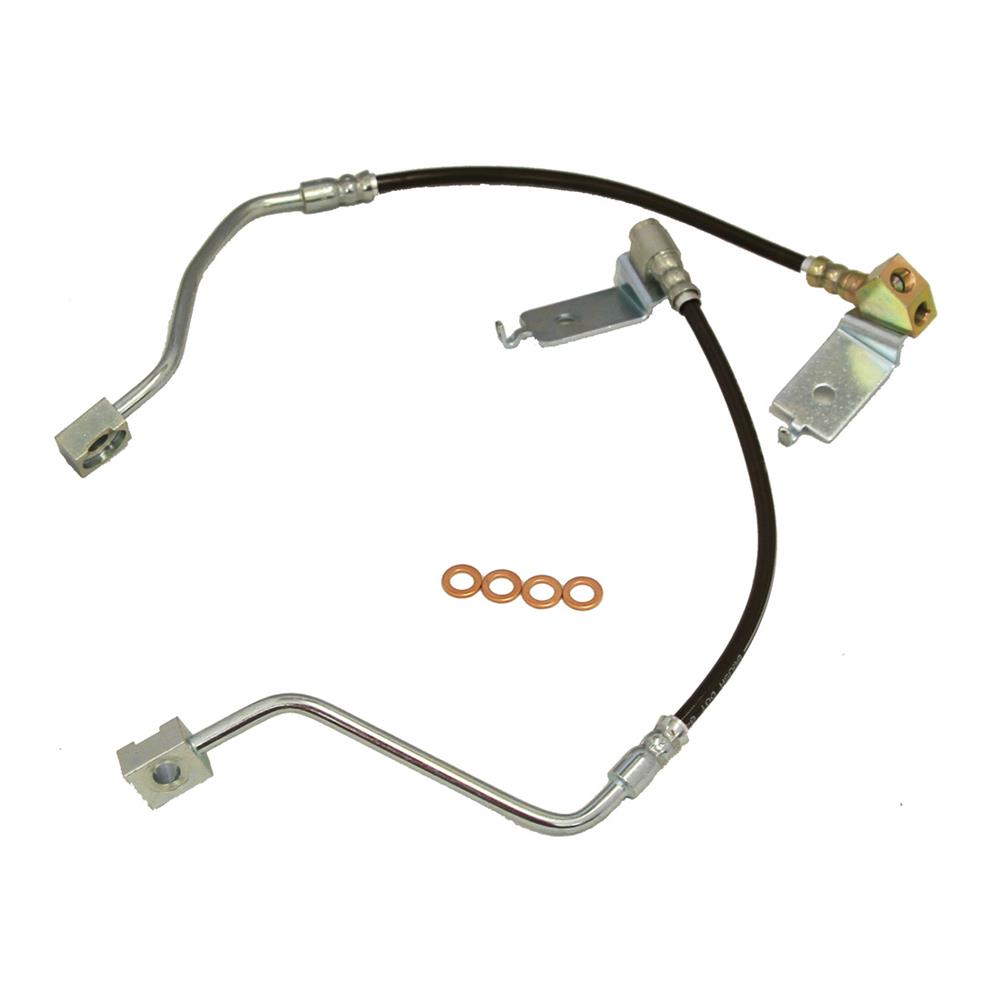 1996-98 Mustang J&M Rear Stainless Steel Brake Hoses GT/Cobra