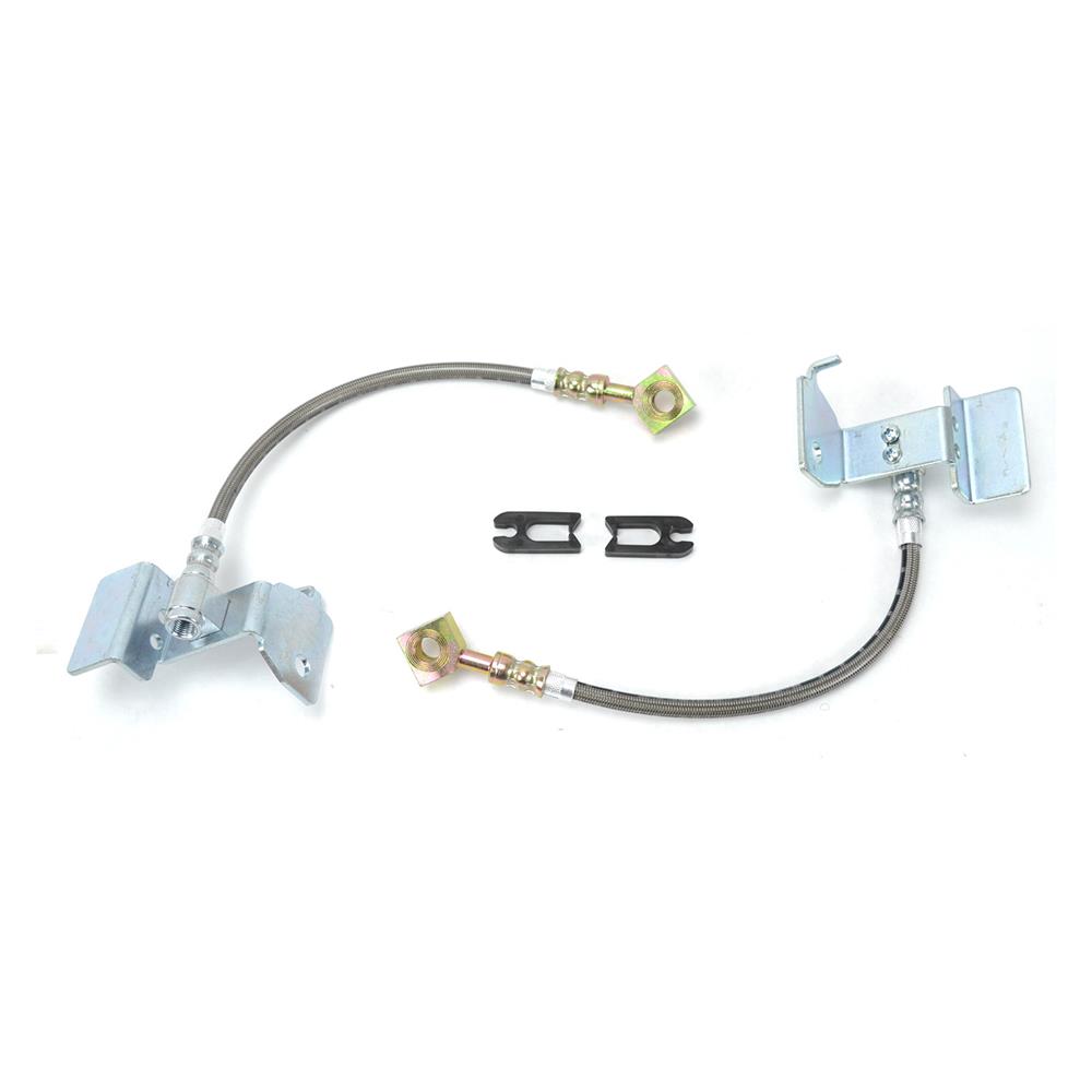 2005-14 Mustang J&M Rear Stainless Steel Teflon Brake Hoses W/ ABS