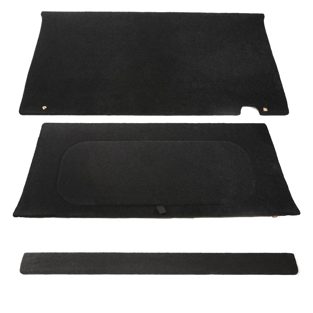 1994-04 Mustang K Dezines Rear Seat Delete  - Black Convertible