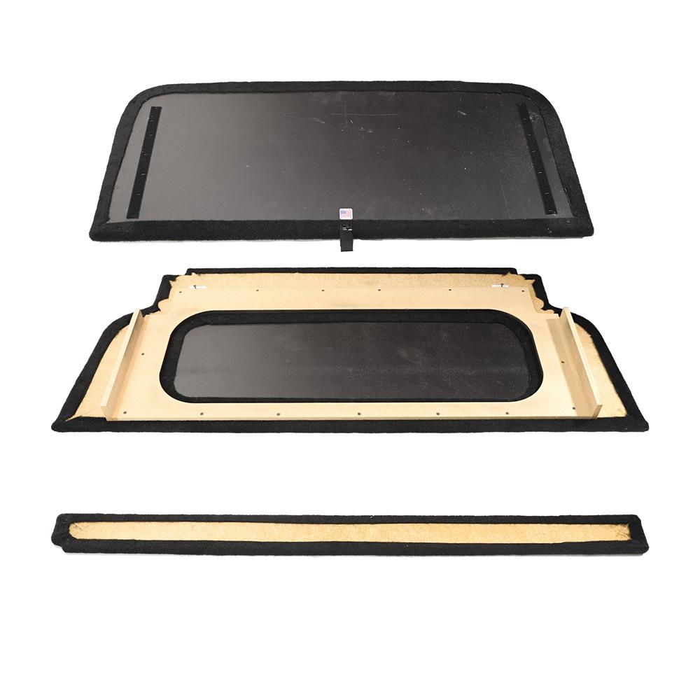 1994-04 Mustang K Dezines Rear Seat Delete  - Black Coupe