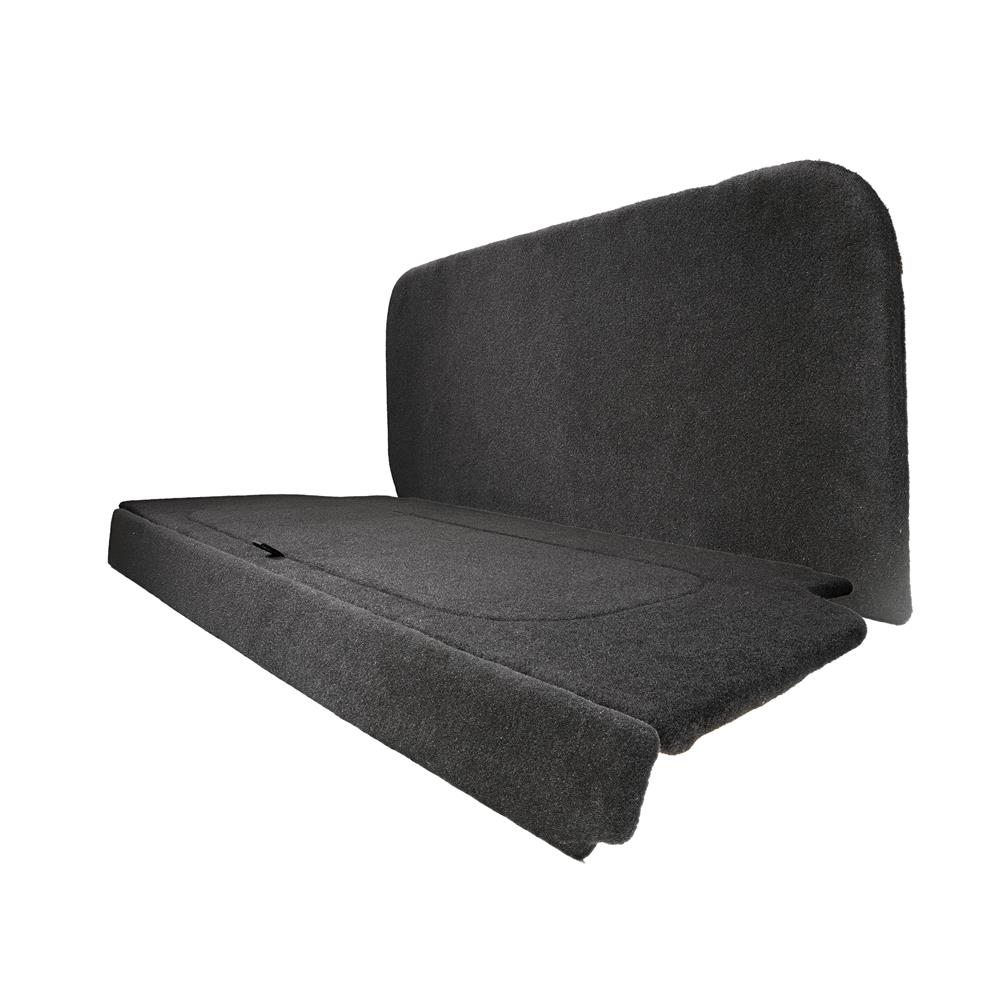 1994-04 Mustang K Dezines Rear Seat Delete  - Black Coupe