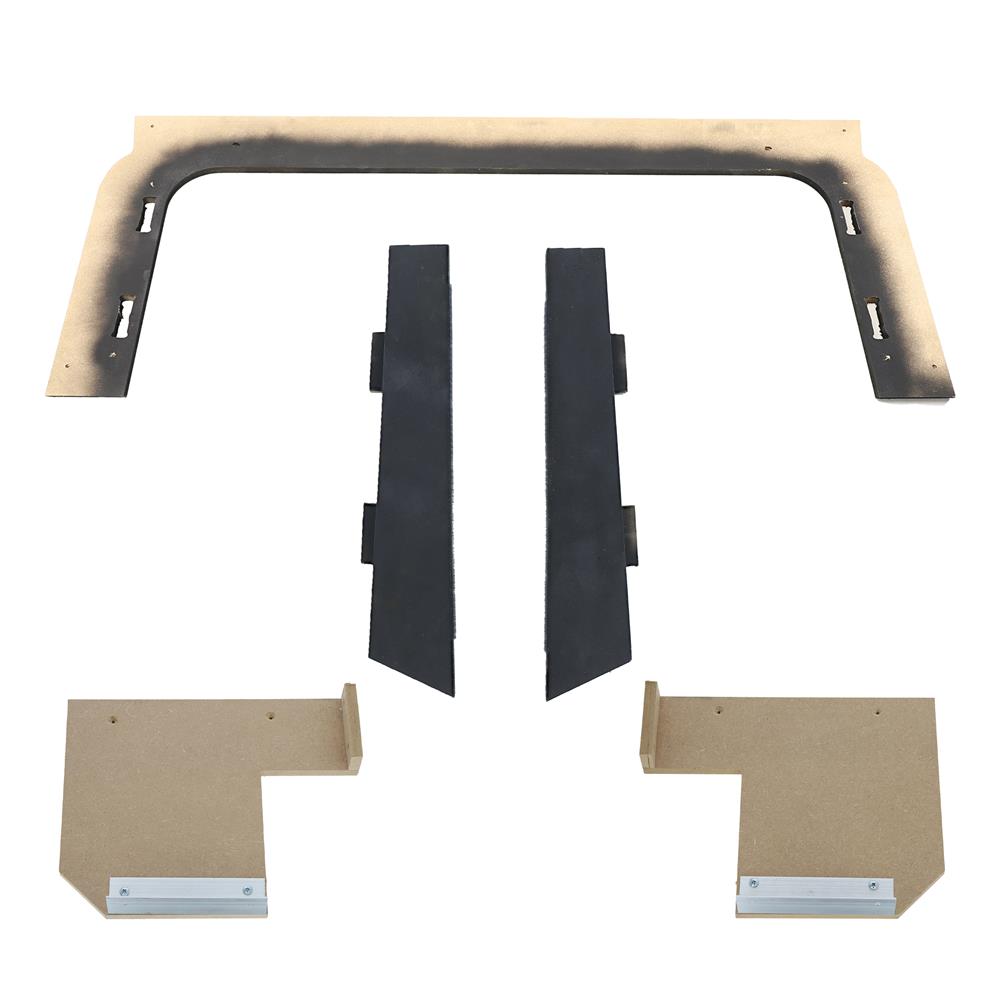 1994-04 Mustang K Dezines Rear Seat Delete  - Black Coupe
