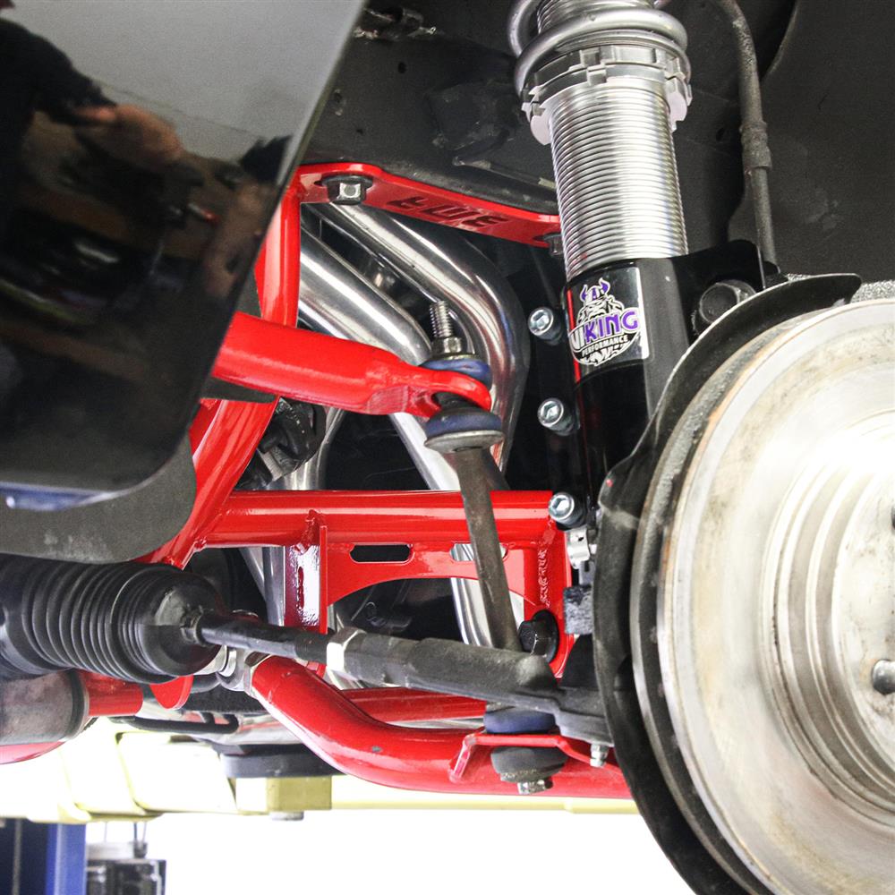 1979-04 Mustang BMR Tubular K-Member- Pushrod - Red 5.0/5.8