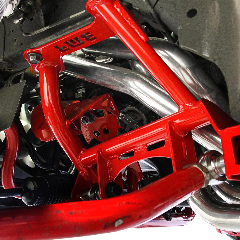 1979-04 Mustang BMR Tubular K-Member- Pushrod - Red 5.0/5.8