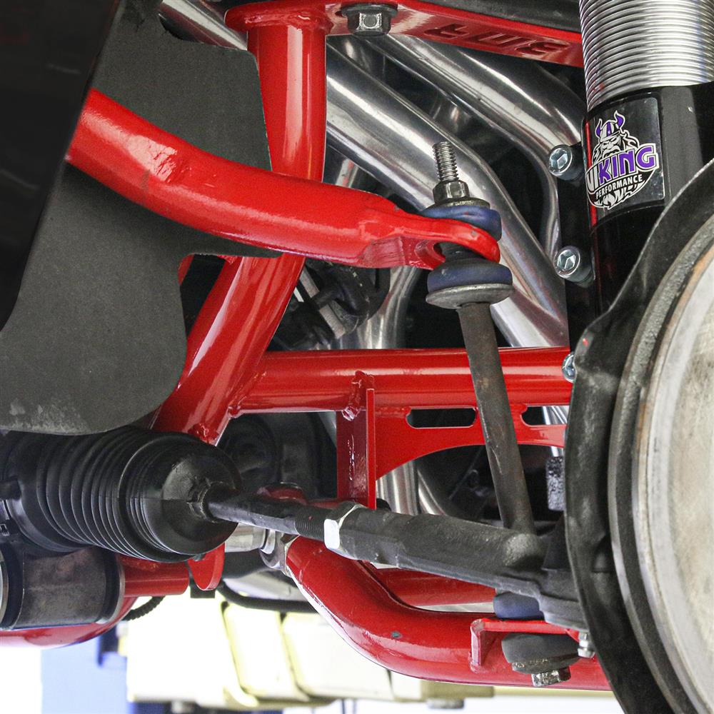 1979-04 Mustang BMR Tubular K-Member- Pushrod - Red 5.0/5.8