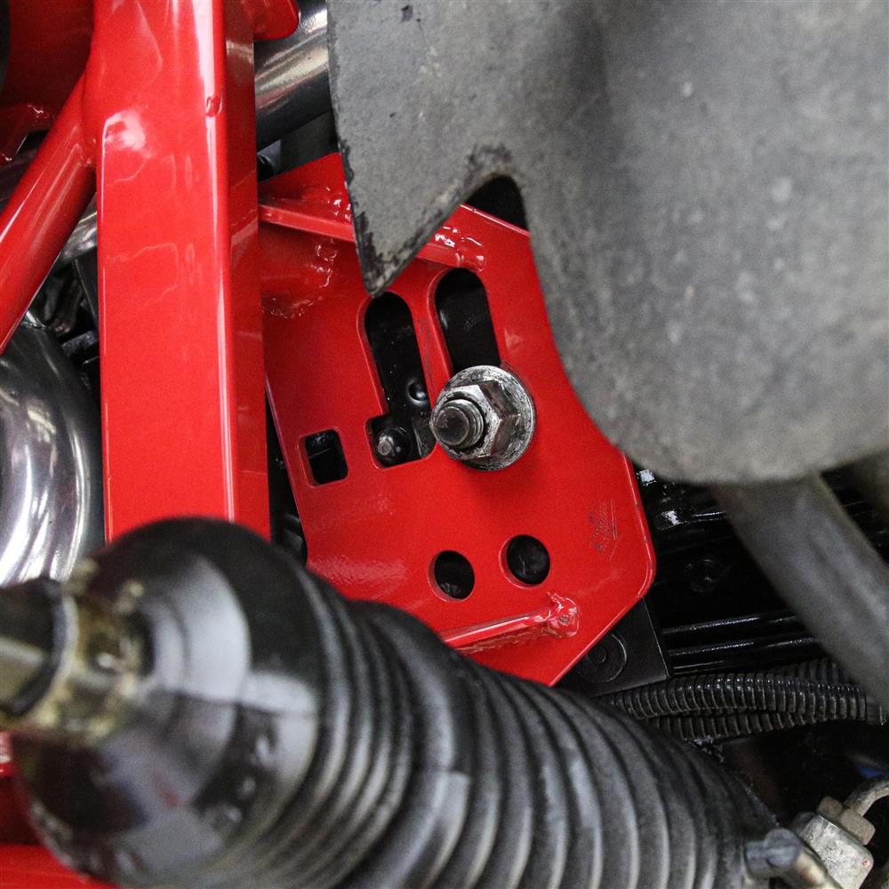 1979-04 Mustang BMR Premium Tubular K-Member With Spring Perches  - Pushrod - Red 5.0/5.8